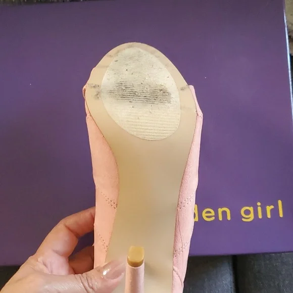 Steve Madden Pink suede heels - Picture 5 of 6